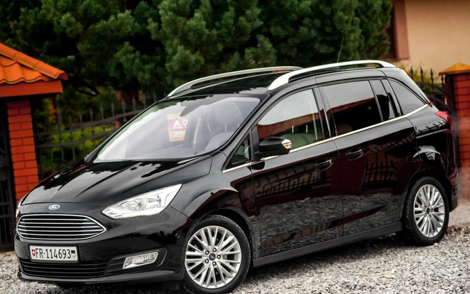 Ford Grand C-MAX cena 45900 przebieg: 120757, rok produkcji 2017 z Zagórz małe 781